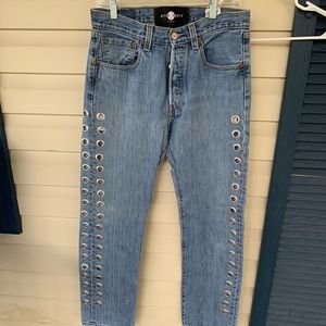 vintage levi’s after party grommet jeans